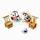 中国邮政&小林创意原创明信片【儿时的记忆】系列2枚 熊猫 postcrossing