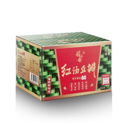 阆味香 红油豆瓣纸箱装（精酿）阆中特产炒菜辣椒酱调料饭菜回锅肉