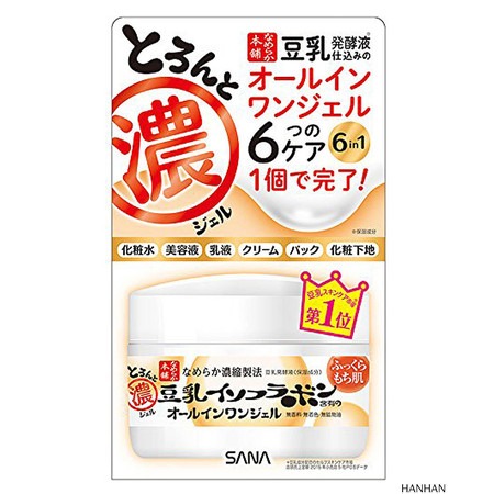 SANA莎娜豆乳6合1 啫喱面霜100g 美白保湿淡化细纹