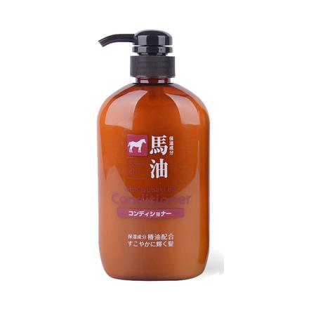 日本熊野油脂马油护发素600ml