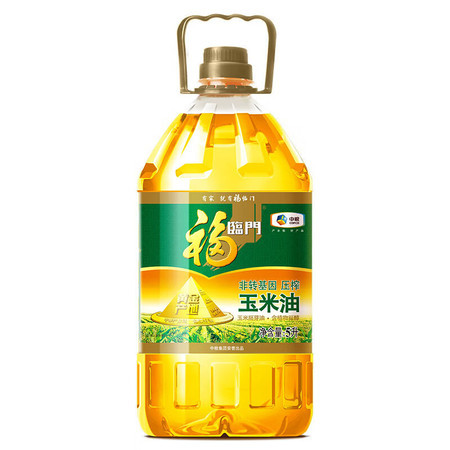 福临门 玉米胚芽油非转基因压榨一级5L