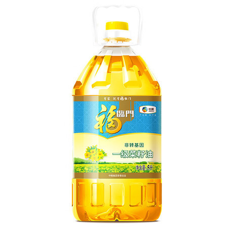 福临门 一级菜籽油非转基因物理压榨5L