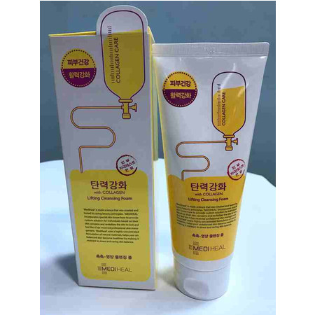 【石首馆】MEDIHEAL美迪惠尔可莱丝胶原蛋白洗面奶170ml 清洁弹力洁面乳图片