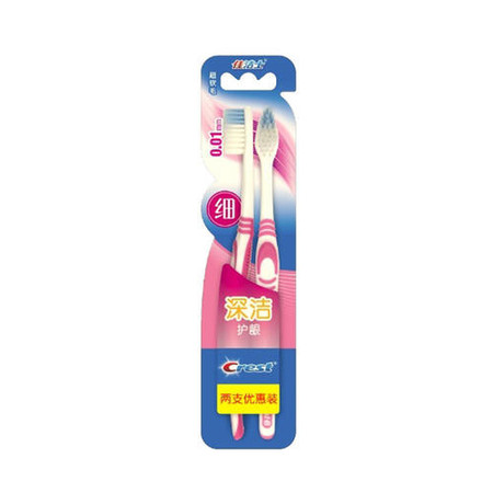 B1佳洁士/CREST 超细柔韧系列深洁养龈牙刷两支优惠装图片