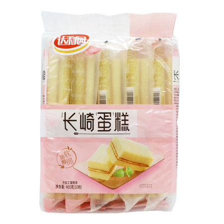 【联邮特惠】达利园 品质早餐长崎蛋糕400g*2袋糕点休闲零食早餐糕点手撕面包图片