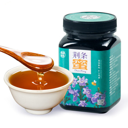 【远安馆】果园蜜匠蜂蜜纯净农家自产荆条蜜 荆条蜜500g*1瓶图片