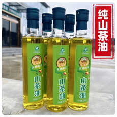 山水叶家冲 纯正山茶油绿色食品健康油500ml/瓶食用油