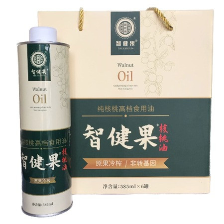 智健果 【竹溪馆】核桃油585ml*6图片