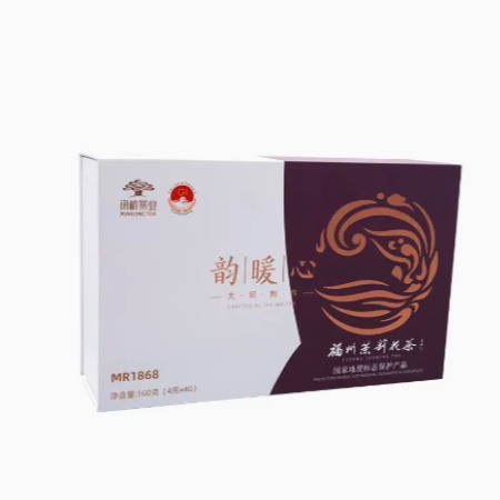 闽榕茶业 韵暖心2181礼盒七窨福州茉莉花茶绿茶清香型2023图片