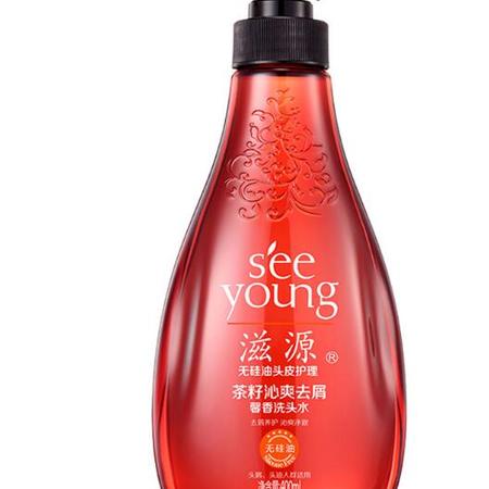 滋源馨香茶籽沁爽洗头水400ML