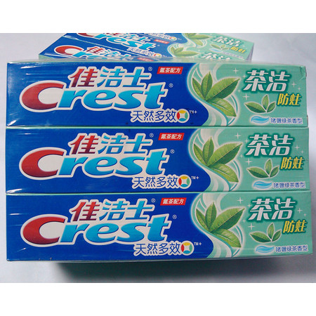 佳洁士/CREST 茶洁防蛀牙膏90g【6支装】