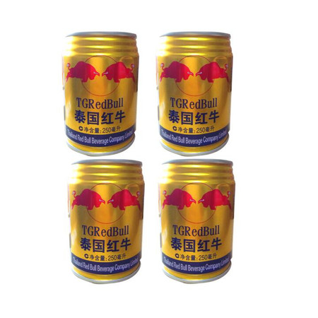 诚可成 泰国红牛250ml*4罐图片