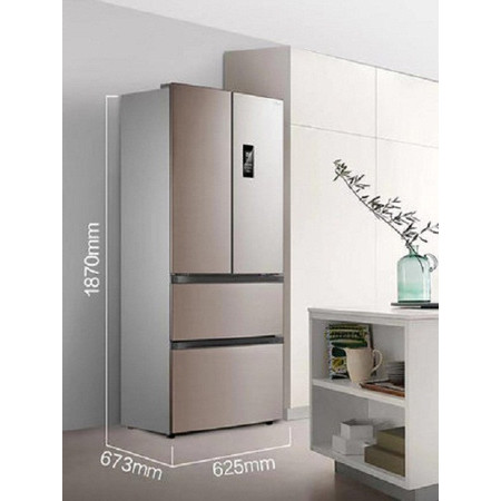 美的 BCD-318WTPZM(E)法式四门除味风冷无霜变频智能家用电冰箱图片