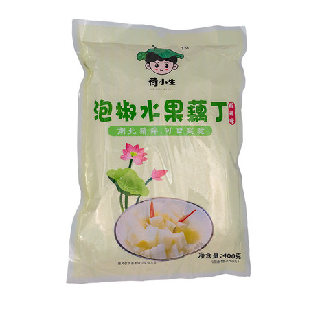 荷小生 泡椒水果藕丁400g*2袋图片