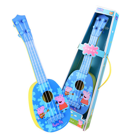 Yimi/益米 粉红小猪佩奇尤克里里玩具初学者小吉他儿童可弹奏迷你乐器图片