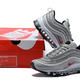 Nike Air Max 97 耐克跑步鞋金银黑白子弹全掌气垫884421-001