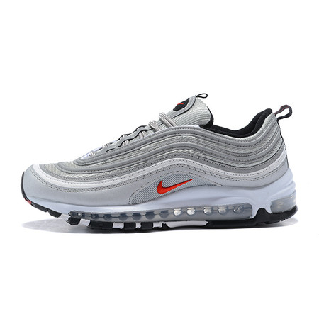 Nike Air Max 97 耐克跑步鞋金银黑白子弹全掌气垫884421-001图片