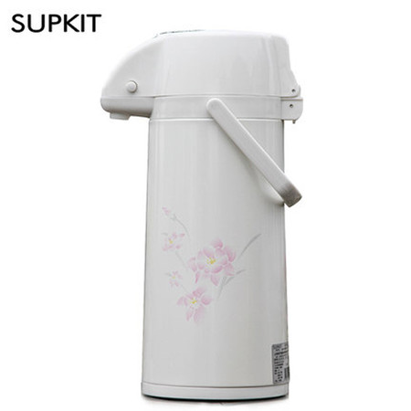 尚厅堂/SUPKIT 印花气压瓶 按压式热水瓶 方便 24小时保温 STQ-2200 2.2L