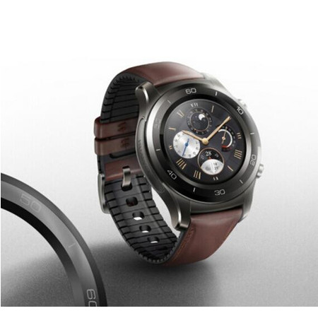 华为huaweiwatch2pro4g通话智能运动防水手表穿戴iospro4g版钛银灰