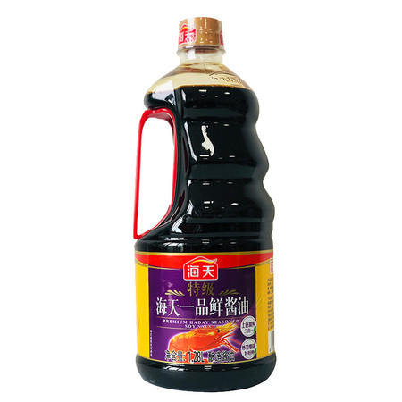 海天特级一品鲜酱油1.28L/桶 酿造酱油 凉拌炒菜调味提鲜 晒出来的好酱油