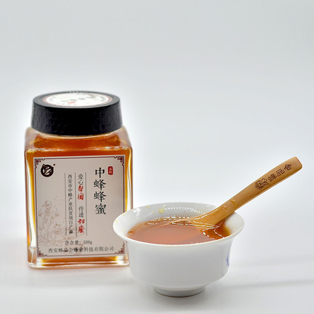 众天中蜂土蜂蜜500g方瓶