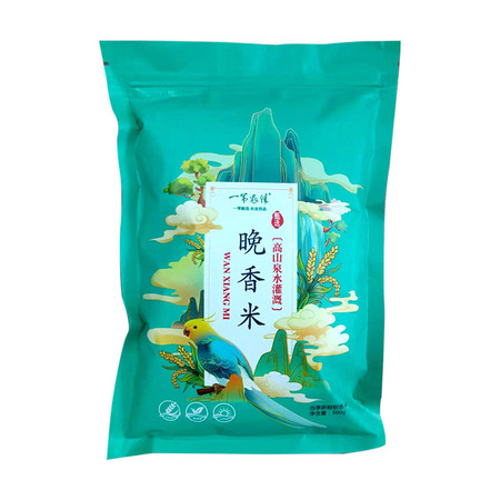 一苇农佳 湖北秭归 一苇农佳 晚香米500g*2袋装图片