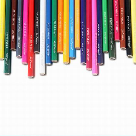 得力7012彩色铅笔 学生画画铅笔 桶装12色铅笔 附带卷笔刀