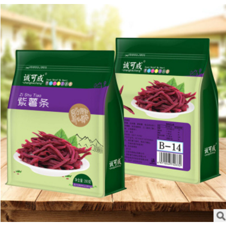 蜜饯零食紫薯条独立小包装200g