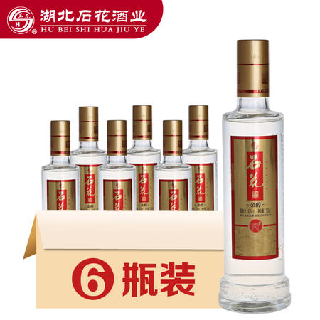 湖北石花金醇 浓香型白酒 42%vol. 整箱500mL*6图片