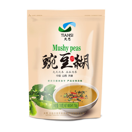 【大同县馆】天思 豌豆糊 750g（散装）图片