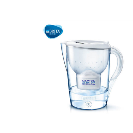 碧然德/BRITA 滤水壶 Marella金典系列3.5L白色 净水壶净水器家用