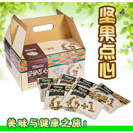 【邮乐 甘肃馆】新疆特产 新邮果园每日坚果点心750g（25g*30袋） 劲爆促销包邮实惠装图片