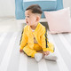 BC 2017年婴童新品竖条纹大口袋长袖休闲纯棉套装