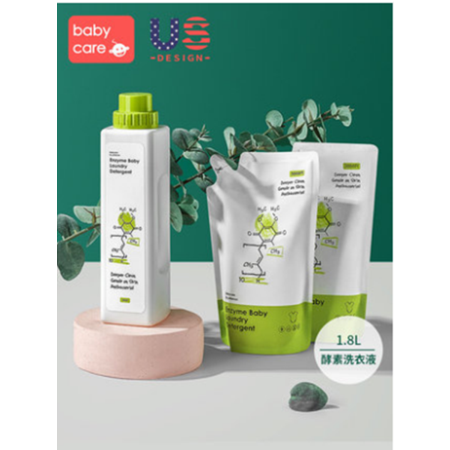 babycare婴儿洗衣液新生儿宝宝专用酵素去污洗衣液1.8L图片