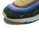 Nike耐克男女鞋 周杰伦同款灯芯绒混合气垫跑步鞋运动鞋彩虹鞋 AJ4219-400