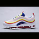 Nike耐克女鞋AIR MAX 97 PRM缓震气垫白宝蓝跑步鞋女子休闲运动鞋 AQ4137-101