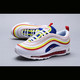 Nike耐克女鞋AIR MAX 97 PRM缓震气垫白宝蓝跑步鞋女子休闲运动鞋 AQ4137-101