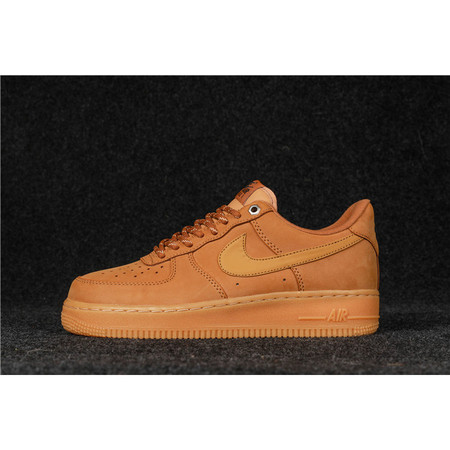 Nike Air Force1空军一号AF1男女新小麦黄棕色低帮板鞋休闲鞋 CJ9179-200图片