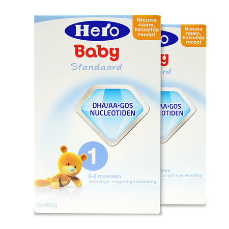 【包邮包税】美素 Herobaby婴幼儿奶粉1段0-6M 800g*2盒 原装进口图片