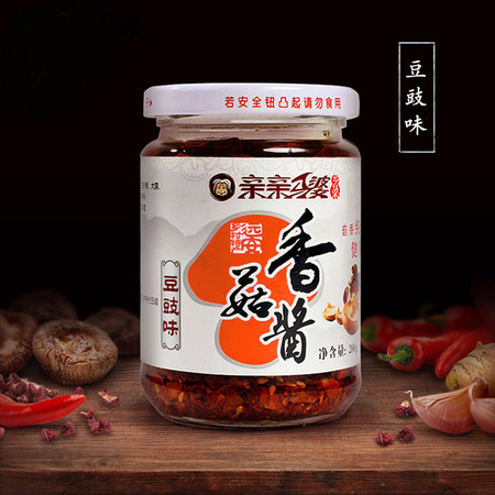 亲亲马婆  香菇酱豆豉味200克/瓶图片