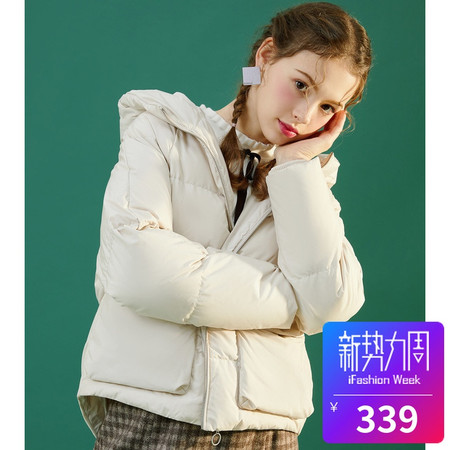 2019冬装新款时尚韩版轻薄面包服短款羽绒服女装LMC图片