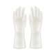 家务手套透白款洗衣服手套 防水塑胶手套胶皮家用清洁防滑耐磨耐用型厨房洗碗手套MMS