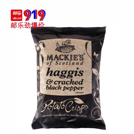 哈得斯薯片-黑胡椒味40g图片