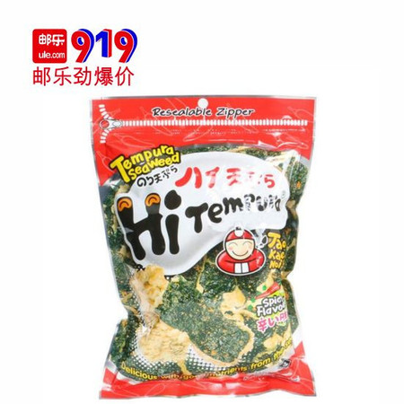 小老板香辣味天妇罗紫菜（油炸小食品）40g图片