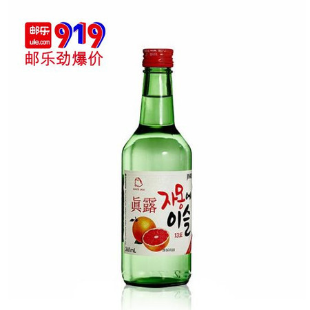 西柚真露烧酒360ml（13%vol)