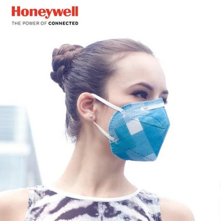 霍尼韦尔/Honeywell 靓呼吸系列KN95口罩  蓝色格子 1只装