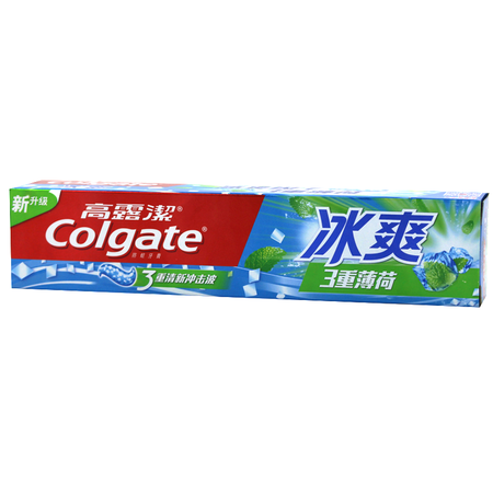 Colgate/高露洁w冰爽薄荷牙膏三重激爽体验有效祛除口气90g