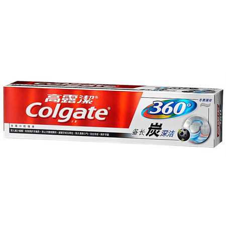 高露洁/Colgate w 360全面口腔健康 备长炭牙膏 180g