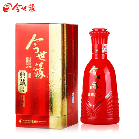 今世缘 典藏5年40度浓香型白酒500ml