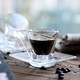 意大利RCR无铅水晶浓缩咖啡杯子 创意简约小咖啡杯碟套装透明